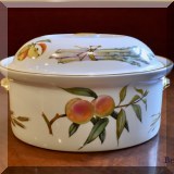 P02. Royal Worcester covered baking dish.  
